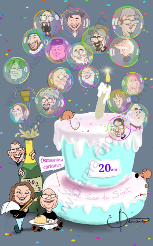 20 ans festival caricature